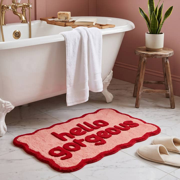 Badematte – Hello Gorgeous – detalj 4