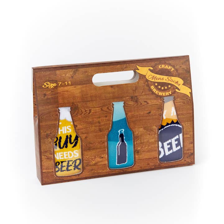 Sokker i gaveeske – Beer – detalj 2