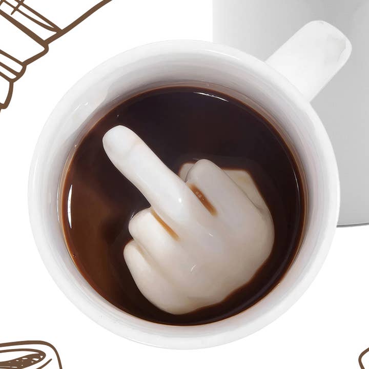 Up Yours – kopp med overraskelse fra Mad Monkey GmbH