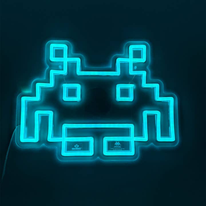 Space Invaders – LED-lampe i neonstil fra Mad Monkey GmbH – produktbilde 2