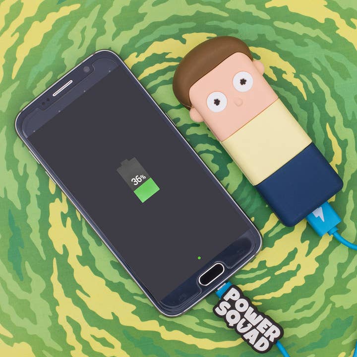 Rick & Morty – Morty powerbank, 2500 mAh fra Mad Monkey GmbH