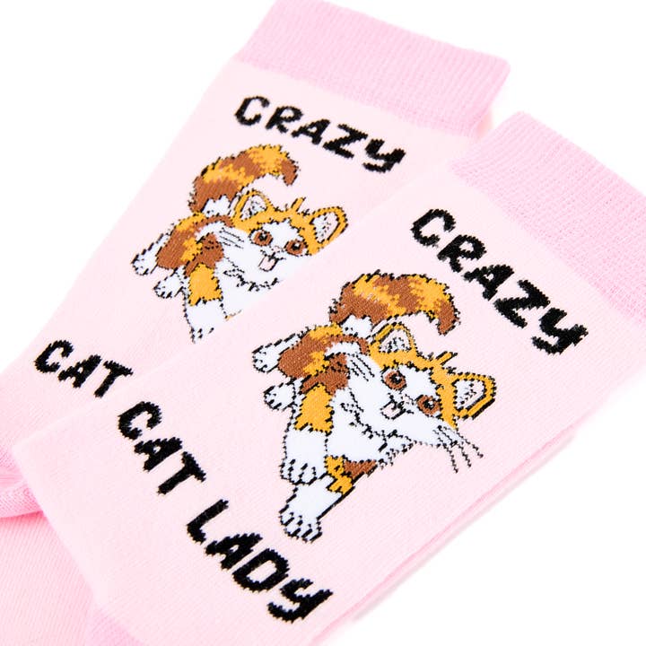 Sokker – Crazy Cat Lady – produktbilde 3