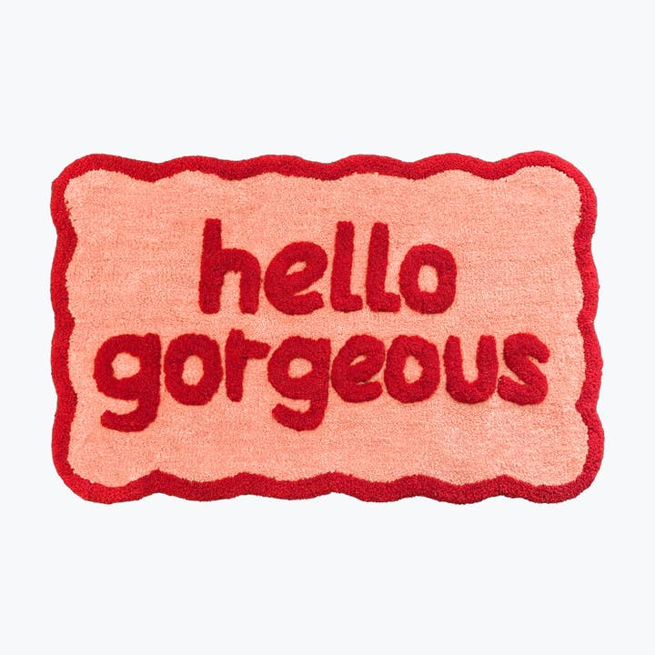 Badematte – Hello Gorgeous – detalj 2