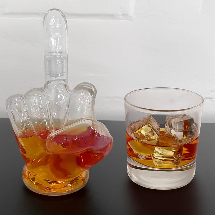 Up Yours – glasskaraffel, 1 liter fra Mad Monkey GmbH – produktbilde 3