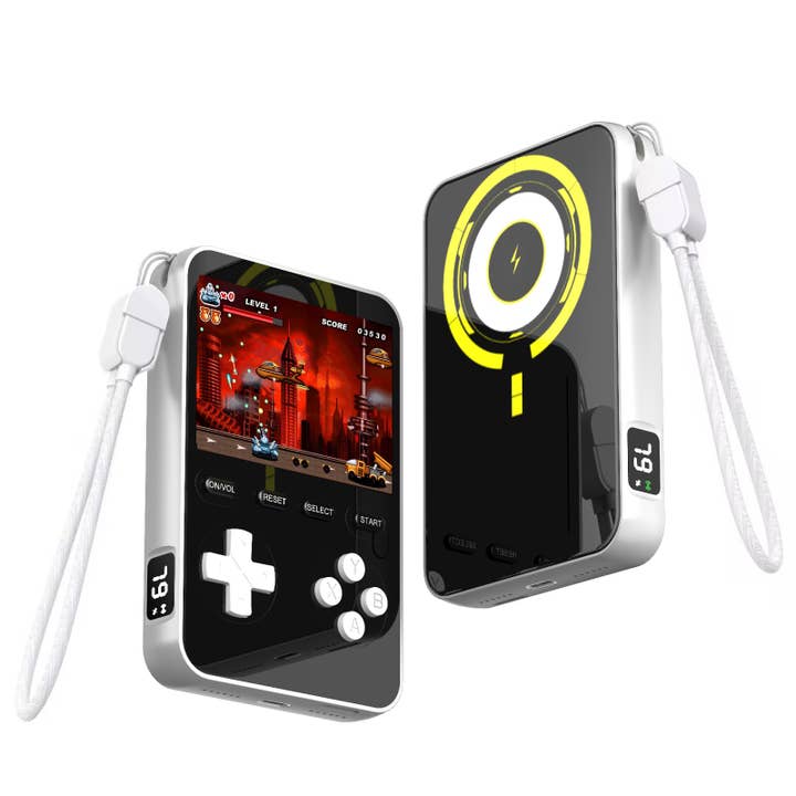 Power Game Bank – powerbank med retrospill – detalj 2