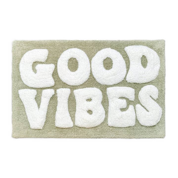 Badematte – Good Vibes – detalj 3