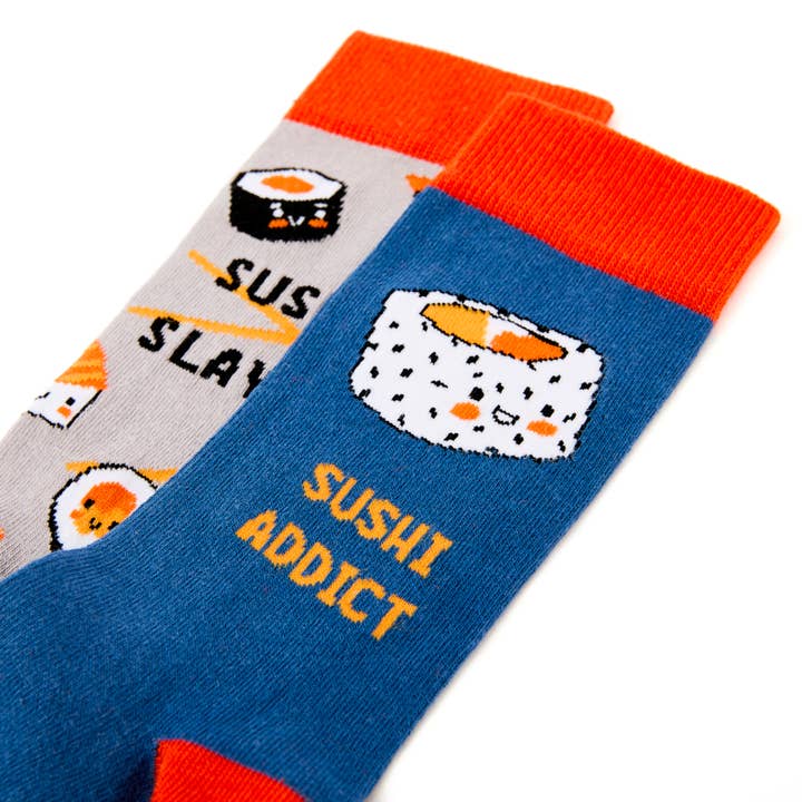 Sokker i gaveeske – Sushi – detalj 3
