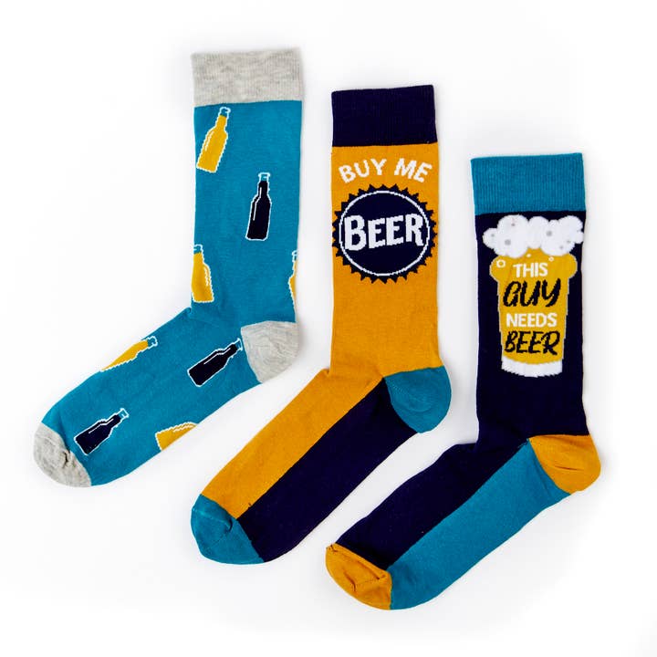 Sokker i gaveeske – Beer – detalj 3
