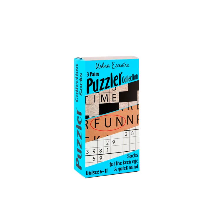 Sokker i gaveeske – Puzzler – detalj 2