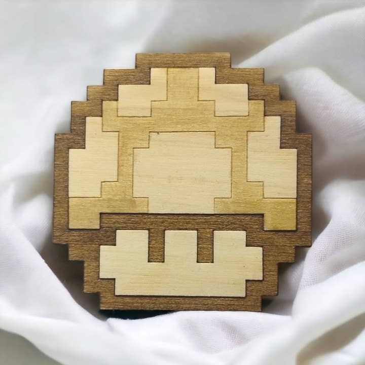 Glassbrikker i tre – Super Mario Pixels – 6 stk. – detalj 3