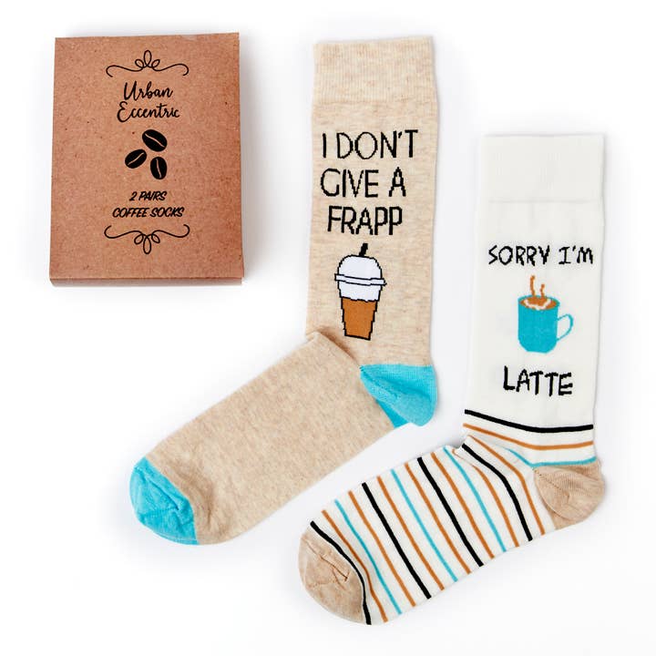 Kaffesokker i gaveeske – Coffee Socks fra Urban Eccentric
