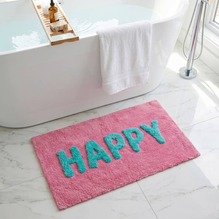 Badematte – Happy – detalj 2