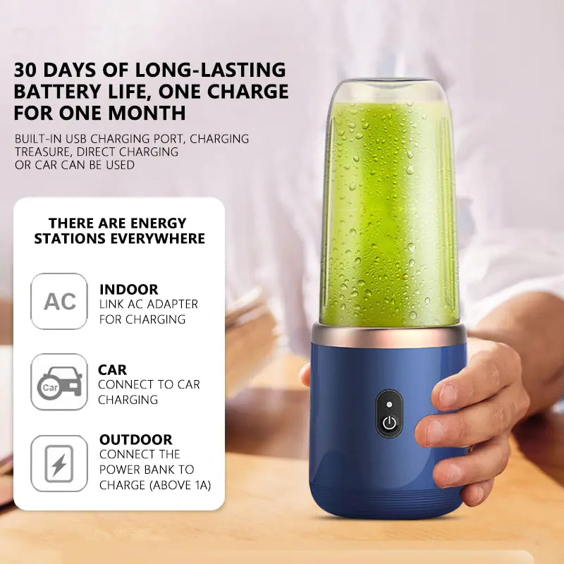 Blender on-the-go oppladbar